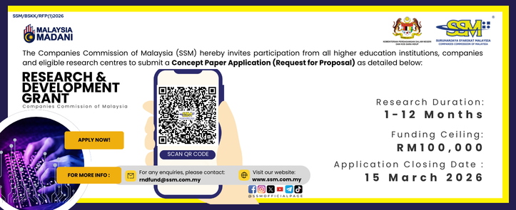 [ENG] Banner website SSM - Iklan RFP Geran P&P SSM Design 1 with actual QR code updated